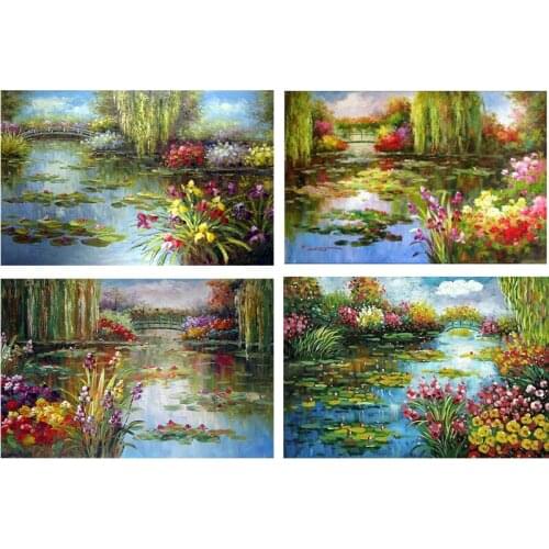Full Square Diamond Painting Landscape 5D DIY Round Diamond Mosaic Flowers Picture Of Rhinestone Embroidery Decor Home