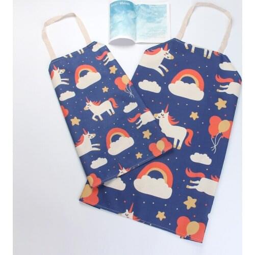 Family Matching Outfits Adjustable Kitchen Cartoon Apron Waterproof Mommy Daughter Clothes Cute Accessories Nursing Clothing
