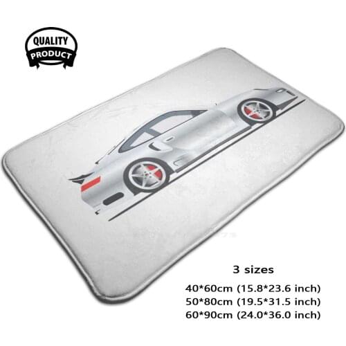 Gray 3D Household Goods Mat Rug Carpet Foot Pad Because Racing Tuning Rally Motorsport Gray
