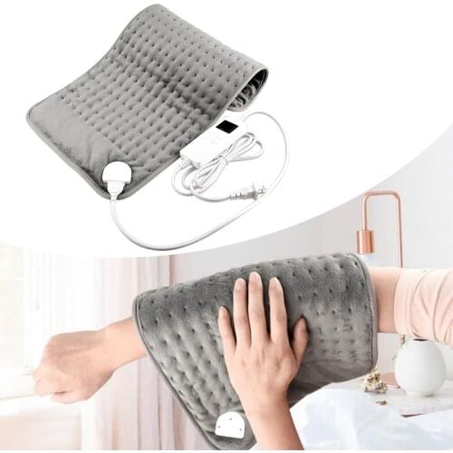 Ultra Soft Electric Heating Pads Mattress Neck Legs Back Pain Cramps Relief Wrap Soothing Muscle Tension Thermal 6 Levels JP