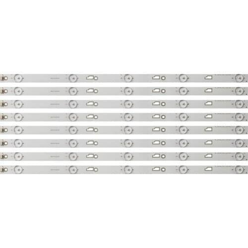 40pcs LED Backlight strip 5 lamp For Hitachi 49D1600 8*5 49E301 49U3600C 49L510U18 49HR332M05A0 V3 V4 4C-LB490T-HR4 YH1 YH7 YHJ