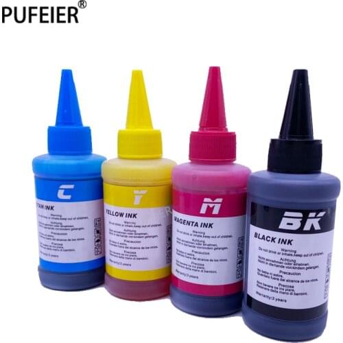 4PCS T252XL1-T252XL4 T2521-T2524 Dye Based Ink For Epson WF-3620 WF-3640 WF-7610 WF-7620 WF-7710 WF-7720 WF-7210 Printer