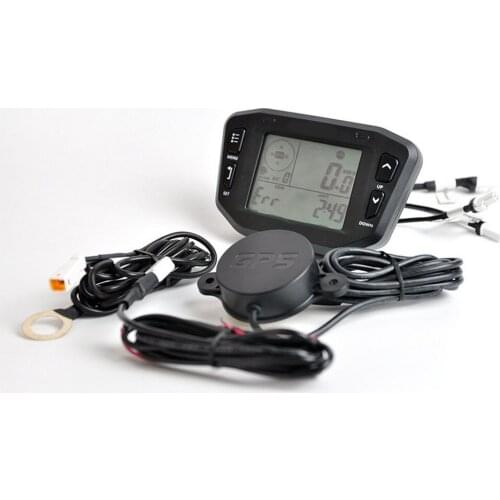Digital Display Tachometer Engine Hour Meter Self Powered Engine Tachometer Speed Meter with Voltmeter Service Reminder Gauge