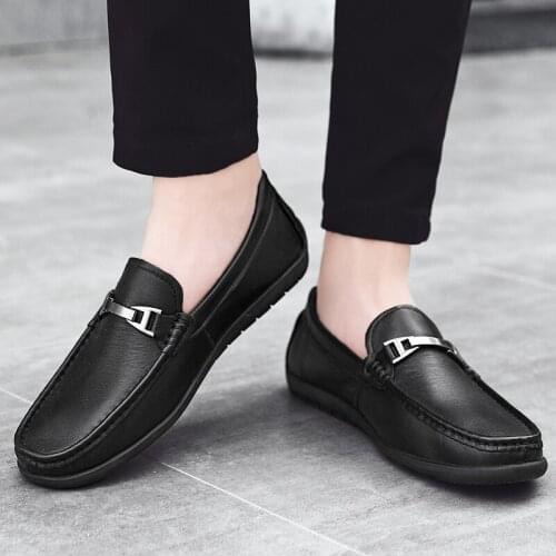 Luxury Genuine Leather Man Loafers Shoes For Men 2021 Fashion Comfy Classic Shoes Men Fashion Driving Footwear Design Men Shoes