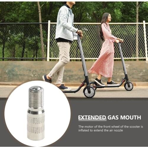 Tire Valve Extension Inflatable Air Nozzle Replacement Wheel Tire Cap Extender Adapter For Xiaomi M365/Pro Scooter Accessories