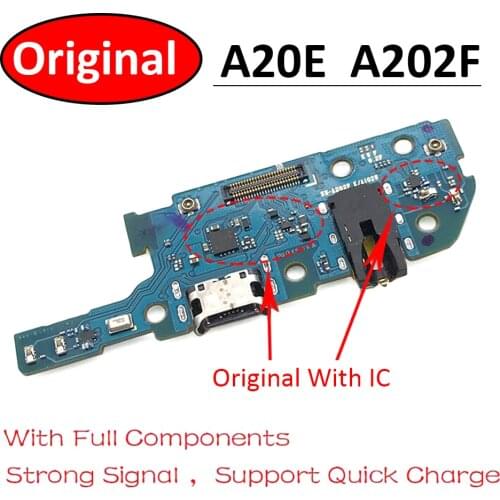 New USB Port Charger Dock Plug Connector Charging Board FLex Cable For Samsung Galaxy A20 A205F A205 A202F A202 USB Board