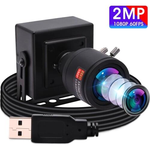 1080p 60fps 720p 120fps 360P 260fps webcam M12 mount 2.8-12mm varifocal industrial high speed usb camera with mini housing