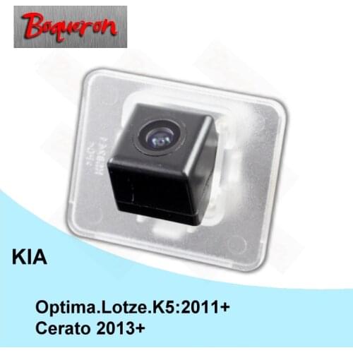 BOQUERON for KIA Cerato Optima Lotze K5 2011~2015 Reserved hole Waterproof HD CCD Car Camera Reversing Reverse rear view camera