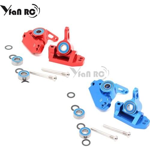 1 Set aluminum alloy caster block & steering blocks for traxxas 1/10 2wd slash/stampede/rustler 2wd-replacepart 3632 3736 (par)