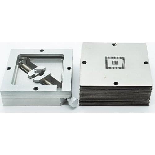 170 pcs set -90MM BGA reballing station Universal Stencil kit solder ball paste repair tools for chip mainboard repair