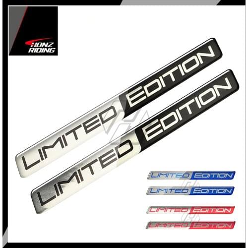 3D Car Sticker Limited Edition Emblem Badge Decal Case for BMW Honda Motorcycle Decals for Vespa Kawasaki Suzuki Triumph