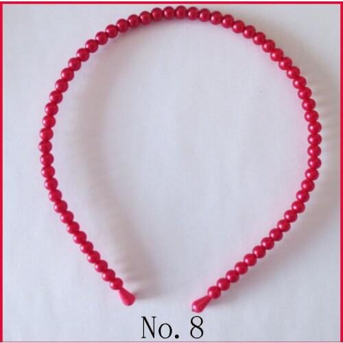 50 BLESSING Good Girl Boutique Modern Style Headband 6 MM Pearl