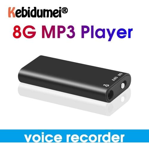 8G Mini Digital Audio Voice Recorder Stereo MP3 Music Player 3 In 1 Memory Storage USB Flash Disk Drive