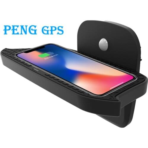 Car Wireless Smart Phone Charger For BMW MINI F55 / F56 2017 2018 2019 for iPhone Huawei Samsung Fast Charging Phone Holder Box