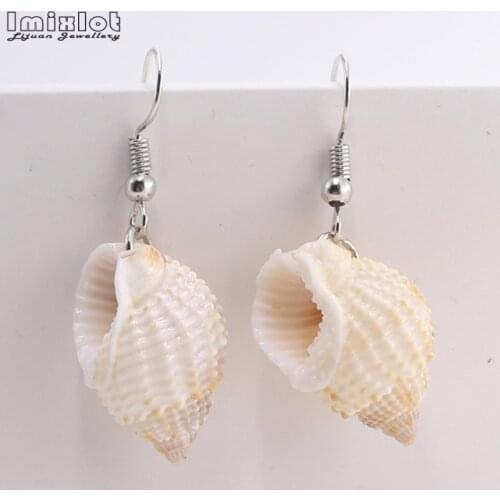 Bohemian Sea Conch Shell Drop Earrings Fashion Summer Statement Dangle Earrings Jewelry for Women Wedding Party Gifts