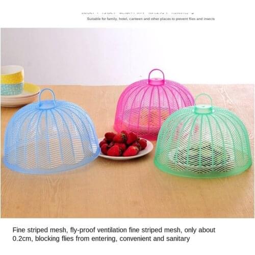 Fashion Table Drop resistant Food Cover Umbrella Style Anti Fly Mosquito Kitchen Cooking Tools Meal Cover Table Mesh Food Covers