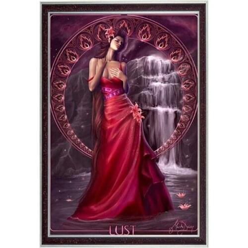 Sexy beauty art People Needlework,Bricolage Cross stitch,Embroidery kits 14CT Canvas Patterns Cross-Stitching,DIY Handmade