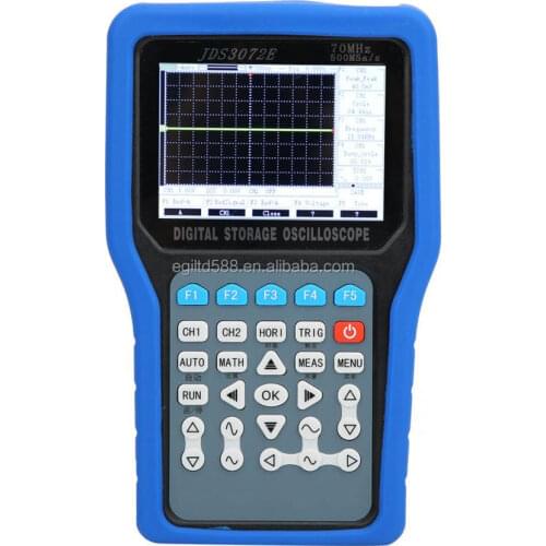 JDS3072E Handheld 500MSA/S 70MHz 2CH Digital Oscilloscope Signal Generator 100-240V