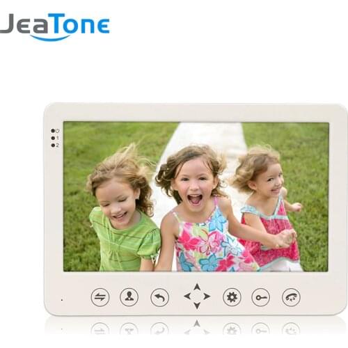 JeaTone 7 inch TFT LCD Monitor Color Video Door Phone Intercom System Home Security Indoor Camera