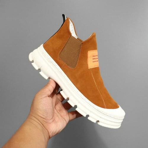 Super Hot sale Mens Suede Leather Ankle Boots Men Autumn Boots Leisure shoes Boots Male casual sneakers shoes VV-20