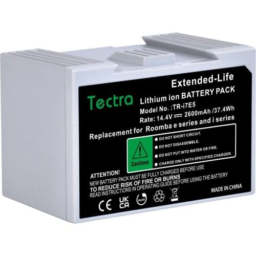 2600mAh 14.4V Lithium Ion Battery for iRobot Roomba ABL-D1, E series and I series i7 i7+ E5 E6 E8
