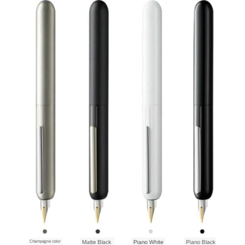 LM Dialog Focus 3 Fountain Pen Stationary Supplies Red Dot Design Award Black Titanium Tip Nib Ink Retractable Pens New