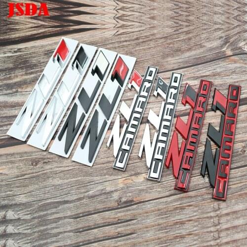 ZL1 camaro 3D Metal logo car side emblem rear trunk tail Creative decoration badge sticker styling
