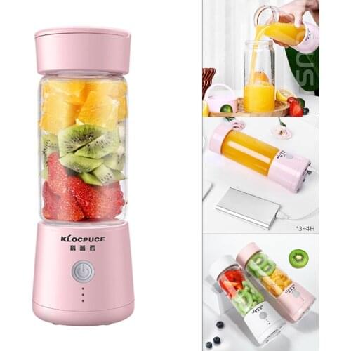 Juice Cup USB Mini Personal Portable Blender Cordless Juicer Cup Smoothie Maker for Office Travel Baby Food