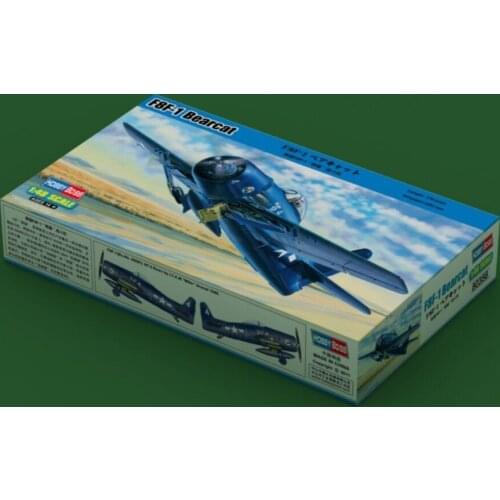 Hobbyboss Model 80356 1/48 scale F8F-1 Bearcat model kit