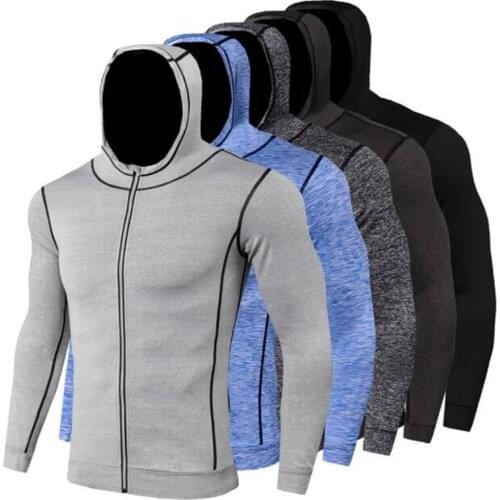 Mens Autumn Sportswear Training Hoodie Sweatshirt Slim Fit Casual Hooded Pullover Mens Loose Hoodies Patchwork Sweatshirts