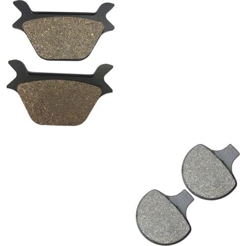 Brake Pads Set fit HARLEY Street FLSTC 1340 Heritage Softail Cl. 1990 1991 1992 1993 1994 1995 1996 1997 1998 1999 Front Rear