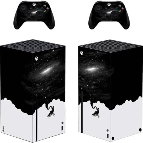 Lonely Style Xbox Series X Skin Sticker for Console & 2 Controllers Decal Vinyl Protective Skins Style 1