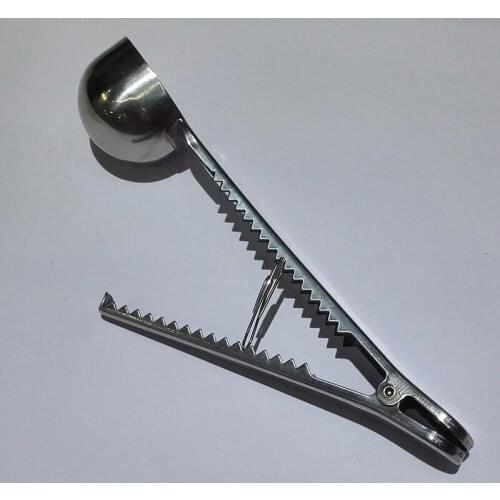 Wholesale 300 PCS Silver Stainless Steel Ground Coffee Tea Measuring Scoop Spoon With Bag Seal Clip Free shipping