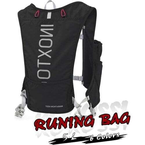KoKossi Running Nylon 5L Backpack Men Women Hiking Climbing Camping Cycling Bag Vest Marathon Hydration Outdoor Sports Water Bag