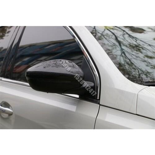 Car styling ABS Rearview mirror cover Trim/Rearview mirror Decoration for Peugeot 2008 2014-2019