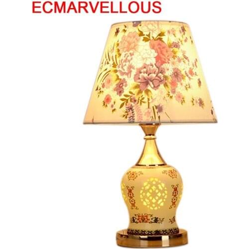 Tete Lit Lampe Chevet For Living Room Lampada Da Tavolo Chambre Fille Deco Maison Lampara De Mesa Para El Dormitorio Table Lamp