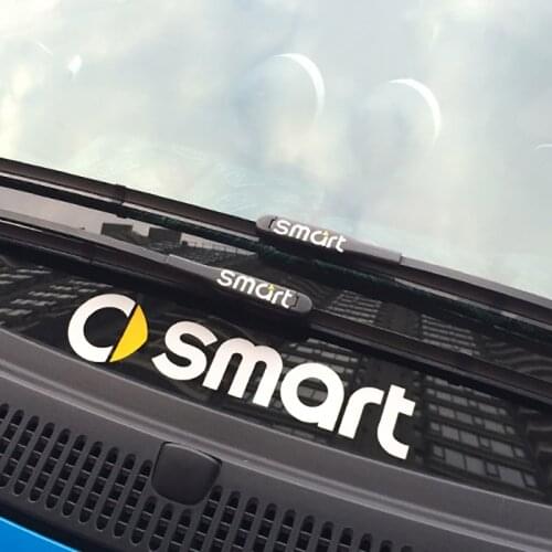 25cm Car Front Windshield Reflective Stickers For Smart Fortwo Forfour 453 451 450 452 454 Crossblade City-Coupe Roadster Coupe