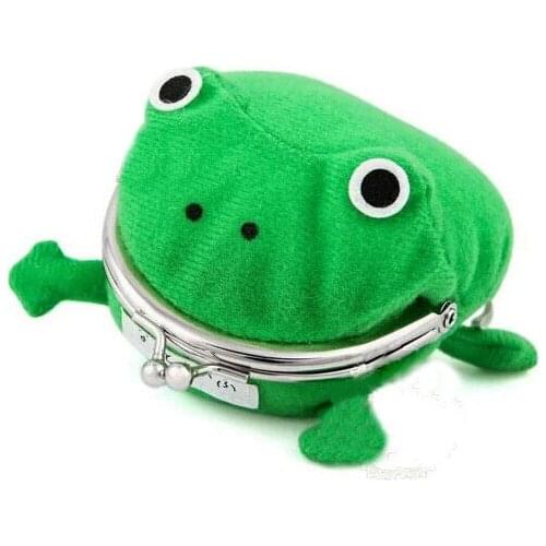 Anime Naruto Uzumaki Cosplay Frog Shape Wallet Cartoon Plush Coin Purse Money Bag Gift