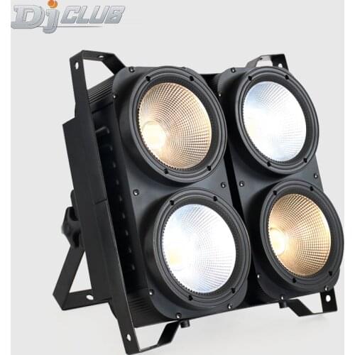 High Brightness Dj Wash Cob Led Par 4X100W 2In1 Dmx 512 Control Warm White Stage Bar Par Light