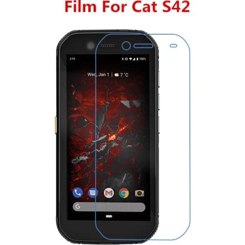 1/2/5/10 Pcs Ultra Thin Clear HD LCD Screen Protector Film With Cleaning Cloth Film For Cat S42