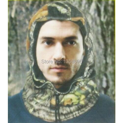 High-quality 1 PCS hunt Hooded collar Hood Hat Cap Fleece Hunting Neck Gaiter Mask Camo Balaclava Neck Keep Warmer