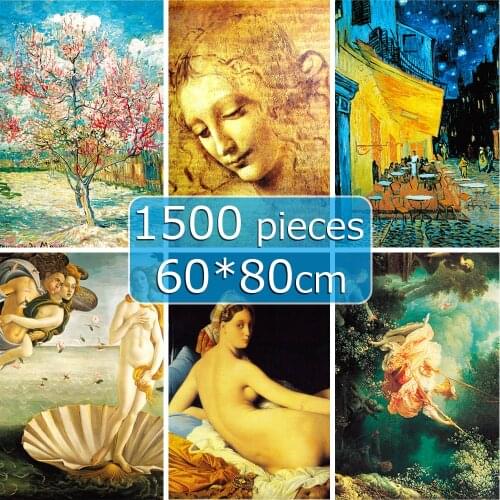 Jigsaw Puzzles 1500 Pieces Puzzles 60*80 cm Adult Childrens Educational Holiday Puzzle Parent-child Toy Educational Toys Gifts