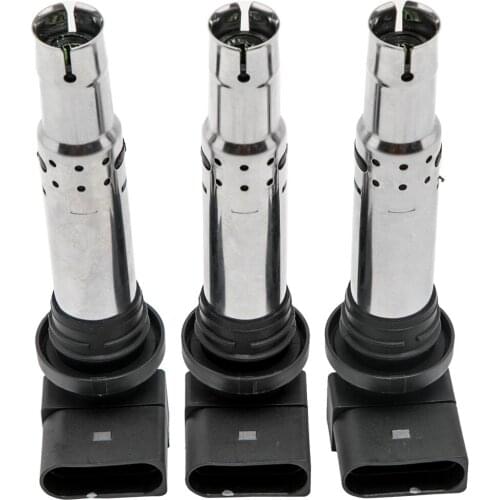 3X 036905715A FOR VOLKSWAGEN GOLF MK5 1.6 FSI PETROL 2003-2008 IGNITION COIL PACKS PENCIL