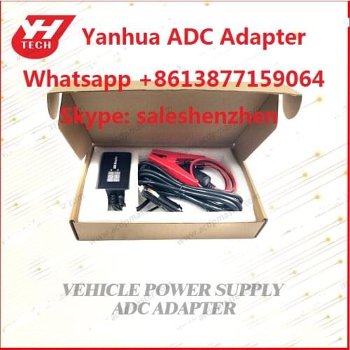 Yanhua ADC adapter Vehicle power Supply adapter Cigarette Lighter Socket Extension cable with Battery Alligator Clips