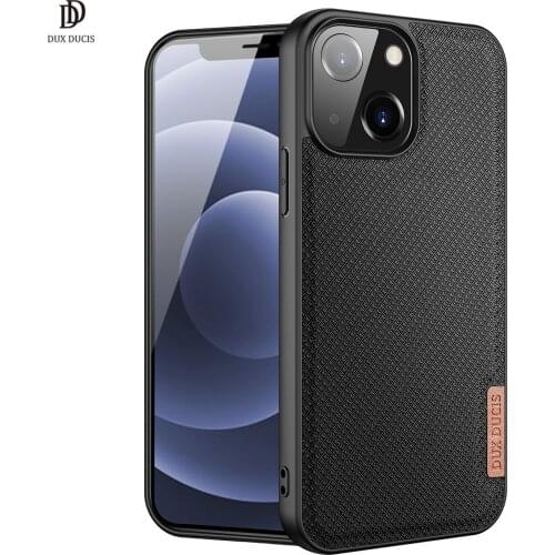 Case For iPhone 13 6.1'' DUX DUCIS Fino Series Luxury Back Case Protecting Case Support Wireless Charging Supper TPU+PC+NYLON
