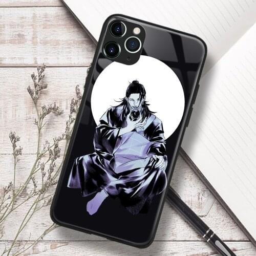 Geto Suguru Jujutsu Kaisen Manga Anime Soft TPU Glass Phone Case for IPhone SE 6s 7 8 Plus X Xr Xs 11 12 Mini Pro Max Samsung