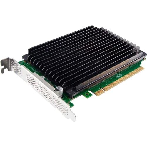 NVMe SSD Adapter Card, PCI Express x16, Quad M.2 NVMe connectors, NV95NF
