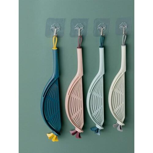 Multi-function Cooking Rice Scoop Rice Sieve Household Cleaning Drainer Rice Brush Rice Stick Practical Wash Drain Directly Tool