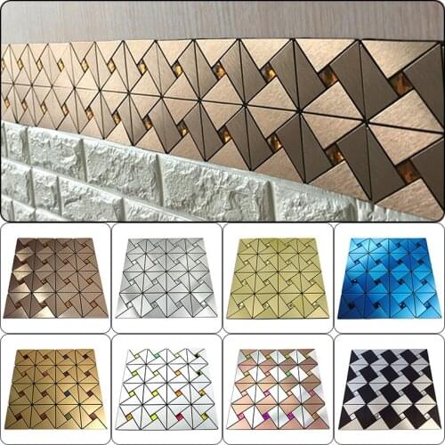 Mosaic Stick Wall Tile Self Adhesive Backsplash Kitchen Bathroom Washbasin Living Room Home Background KTV Decor Wall Decals
