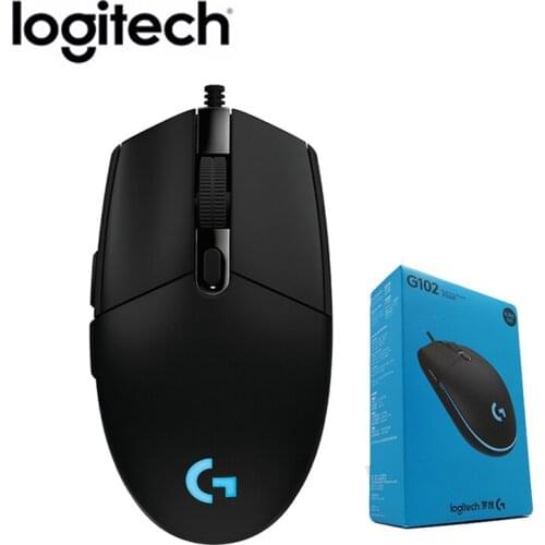 Logitech G102 Gaming Wired Mouse Optical Wired Game Mouse Support Desktop/ Laptop Support windows 10/8/7